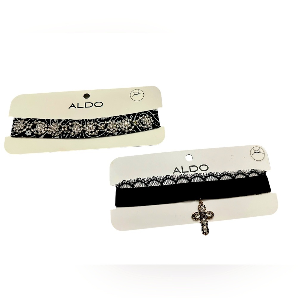 ALDO Black Choker Set
